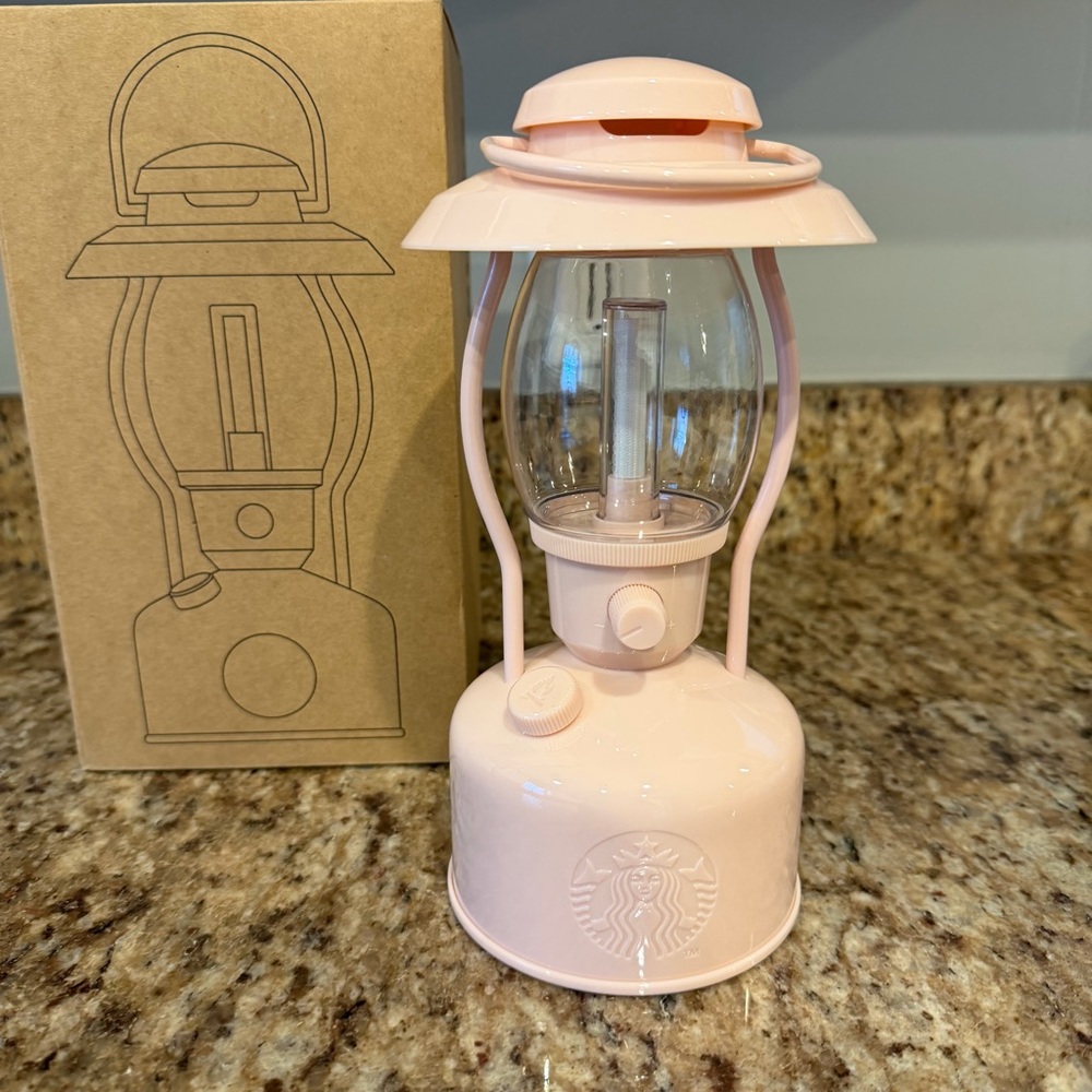 Starbucks 2021 Summer Singing Lantern + Bluetooth Speaker Korea Limited Pink New - Picture 3 of 8